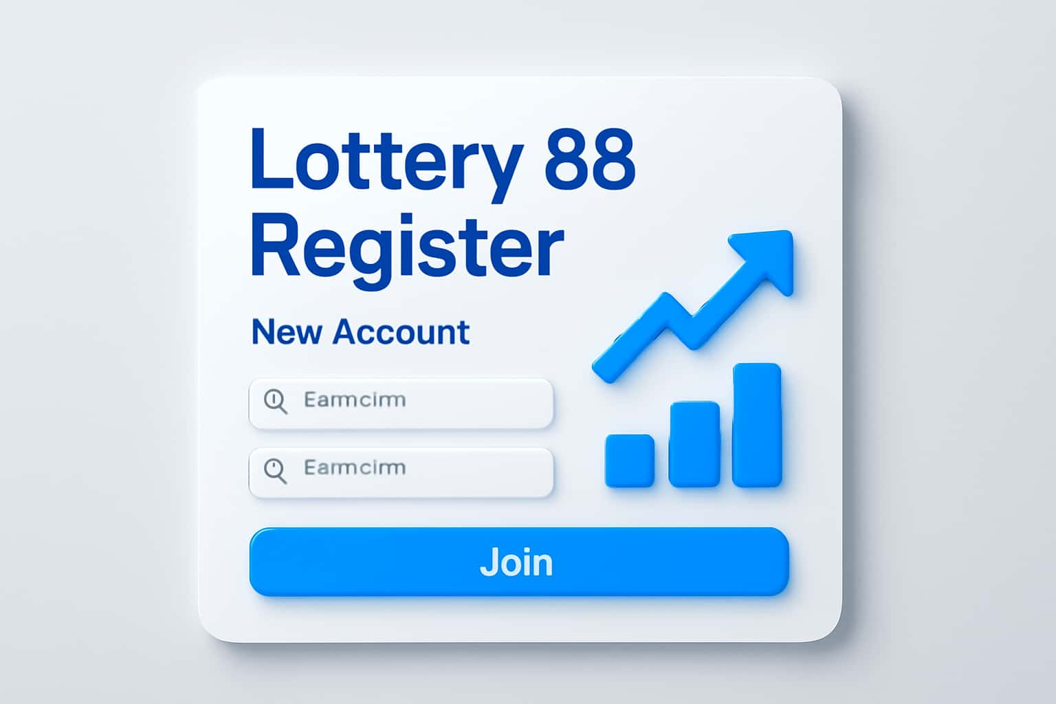 Lottery 88 Register - New Account Interface