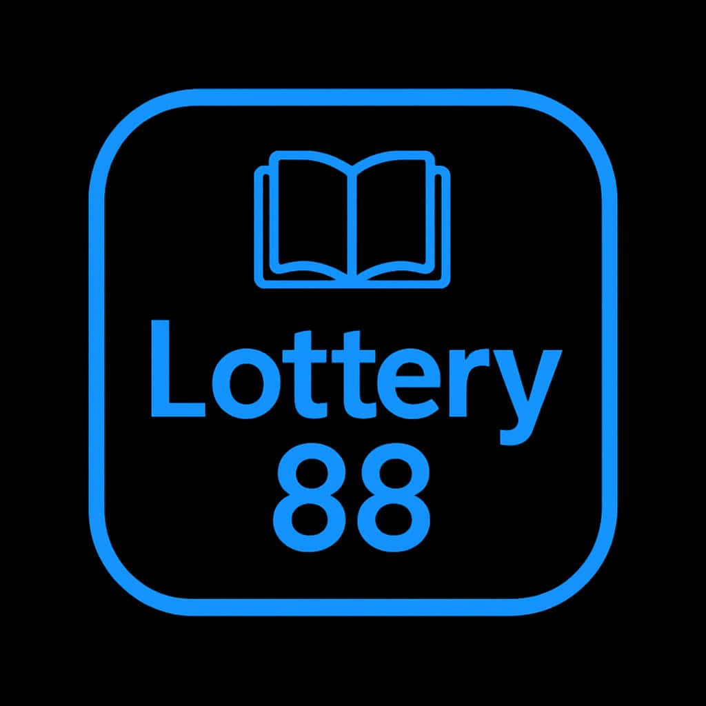 Simple badge illustrating the guide to Lottery 88.