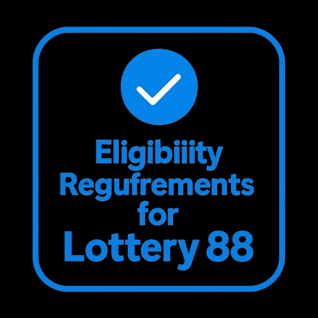 An icon representing the eligibility requirements for Lottery 88.