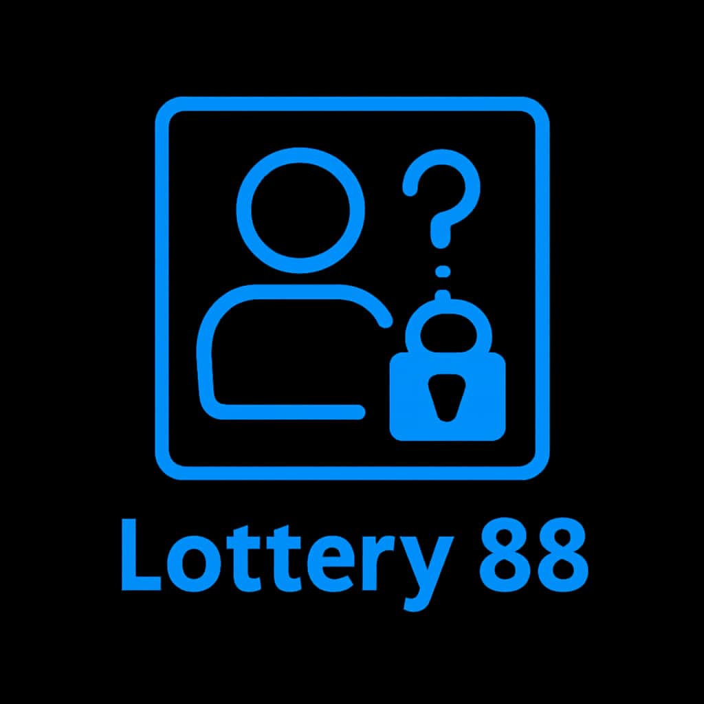 An icon illustrating help and guidance for troubleshooting Lottery 88 login issues.