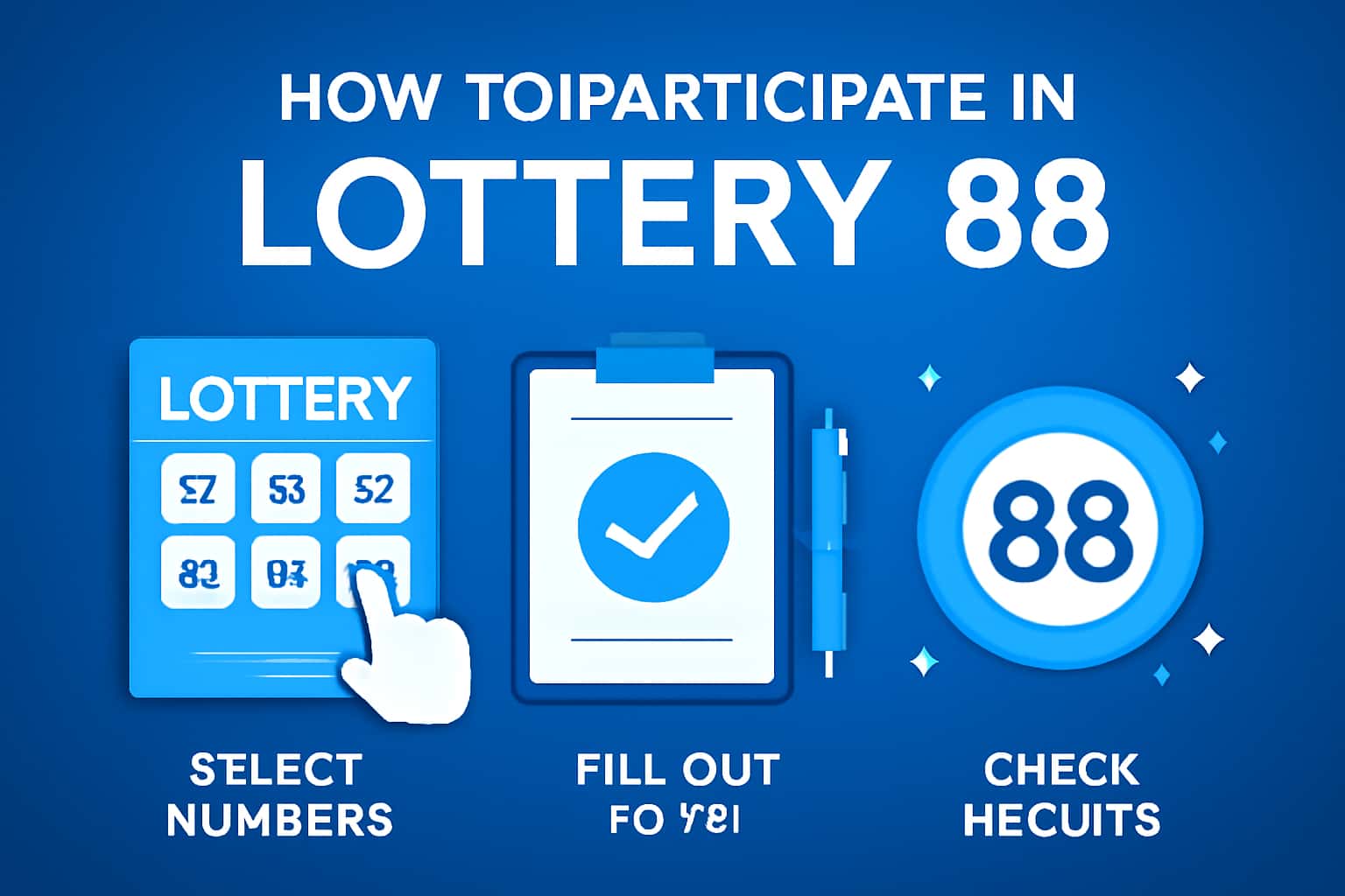 An informational graphic about participating in Lottery 88.