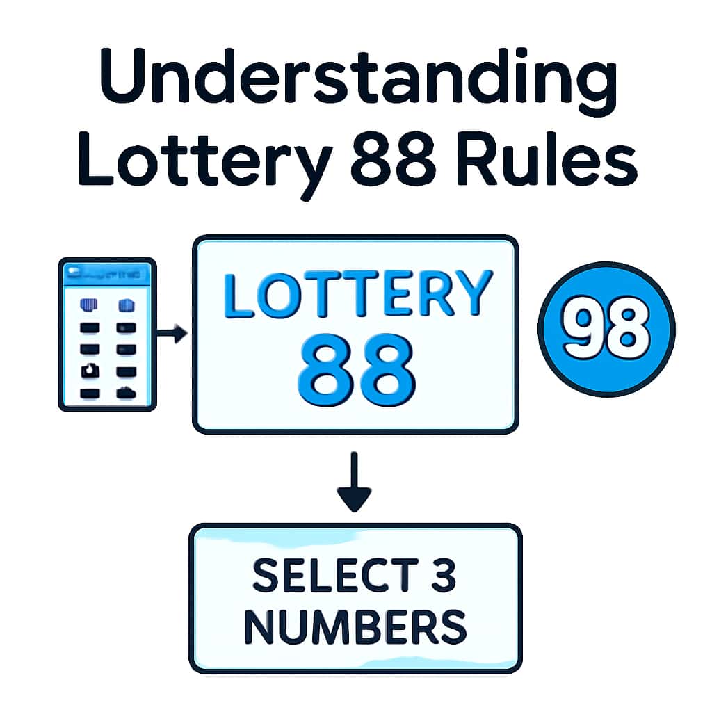 Diagram illustrating key aspects of Lottery 88 rules.